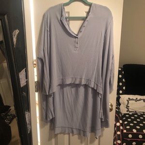 Light blue Free People top